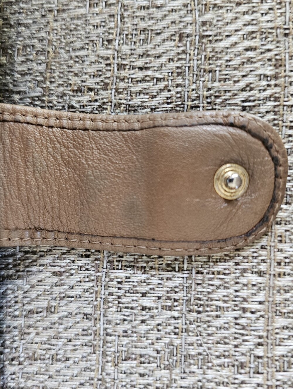 Vintage Dior Tan Canvas Wallet with Brown Leather Trim w COA - Picture 9 of 16